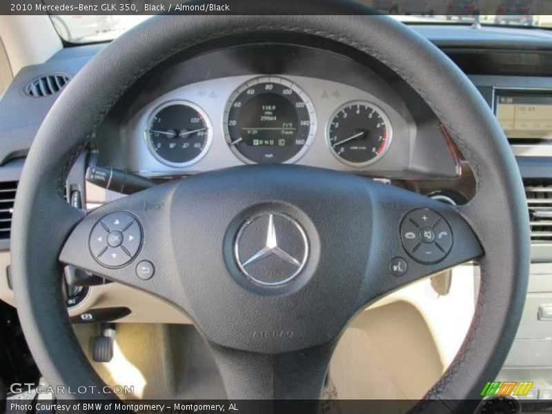 Black / Almond/Black 2010 Mercedes-Benz GLK 350