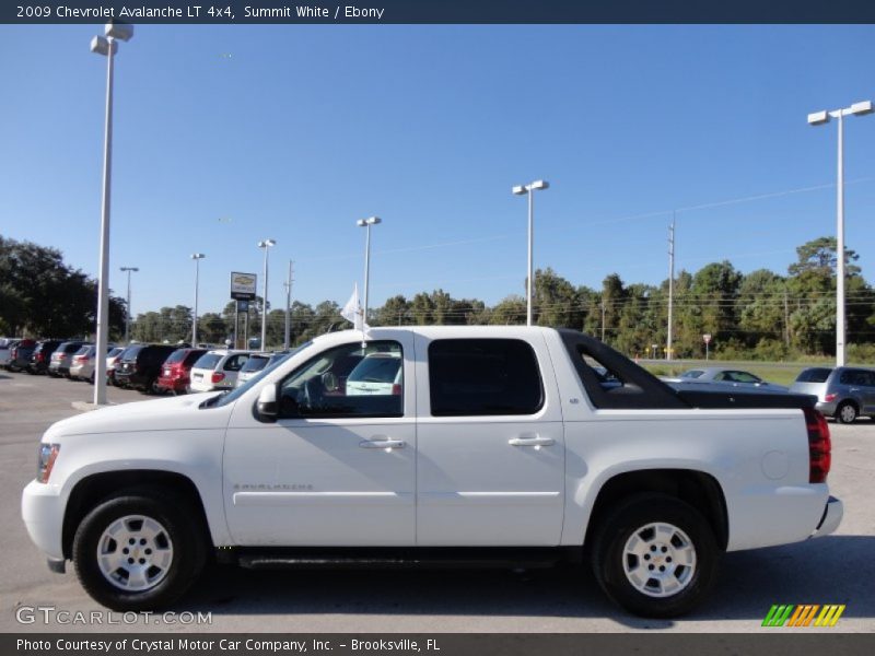 Summit White / Ebony 2009 Chevrolet Avalanche LT 4x4