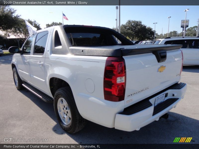 Summit White / Ebony 2009 Chevrolet Avalanche LT 4x4