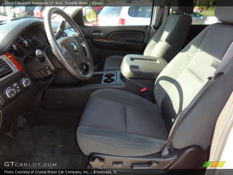 Summit White / Ebony 2009 Chevrolet Avalanche LT 4x4