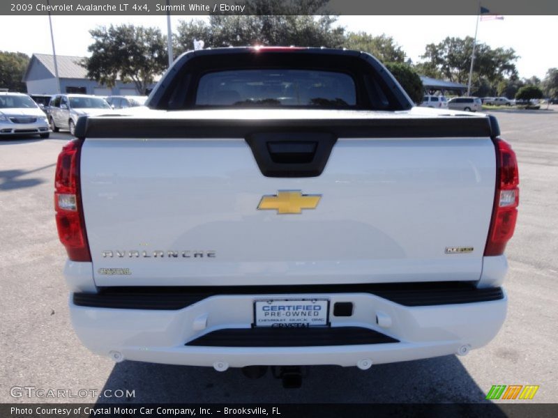 Summit White / Ebony 2009 Chevrolet Avalanche LT 4x4