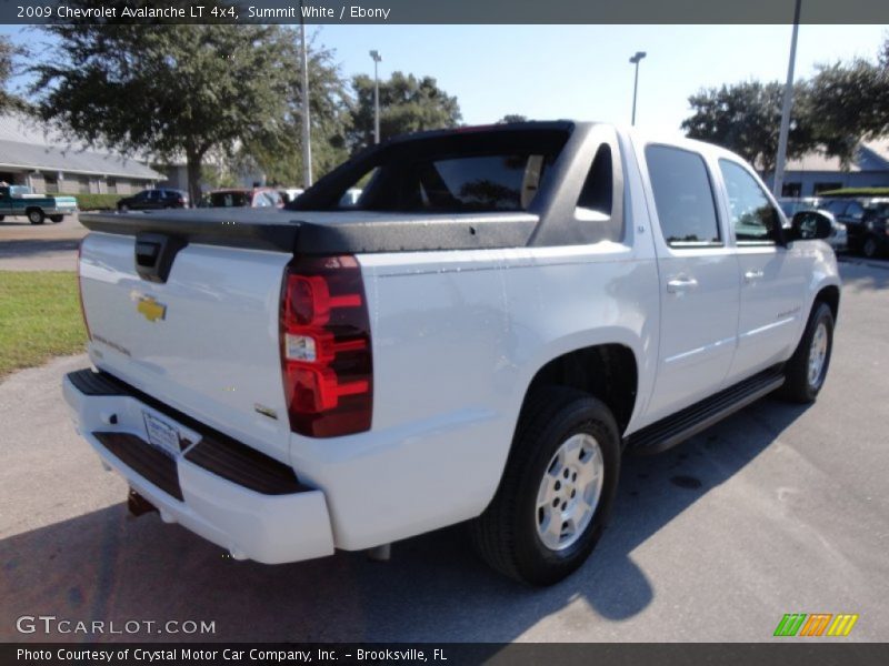 Summit White / Ebony 2009 Chevrolet Avalanche LT 4x4