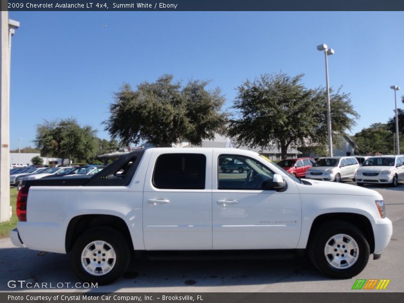 Summit White / Ebony 2009 Chevrolet Avalanche LT 4x4