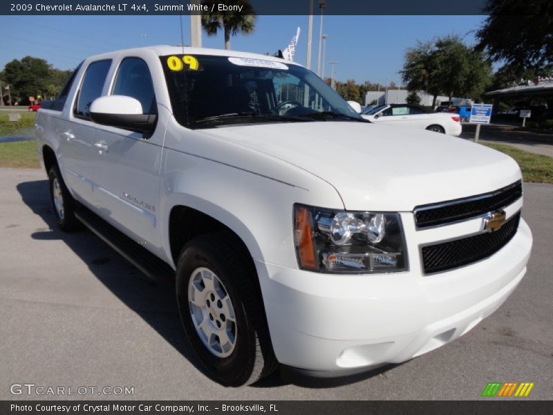 Summit White / Ebony 2009 Chevrolet Avalanche LT 4x4