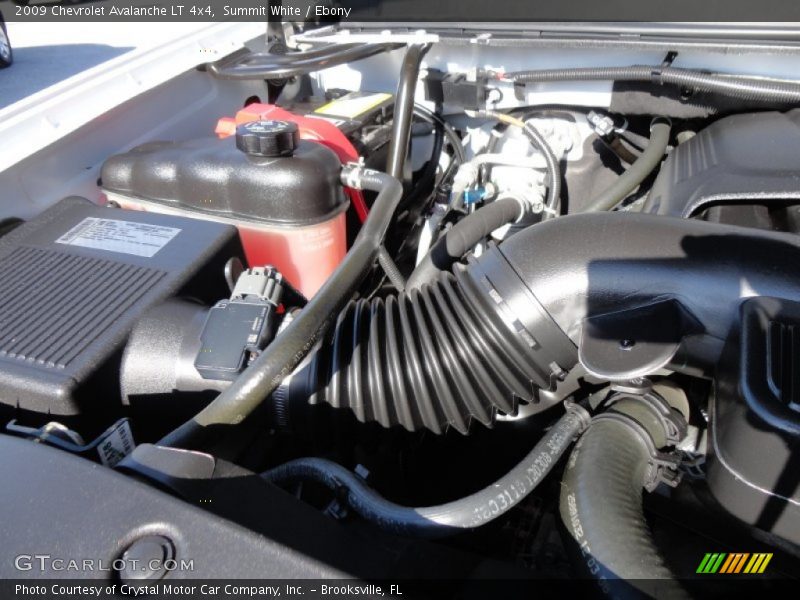 Summit White / Ebony 2009 Chevrolet Avalanche LT 4x4