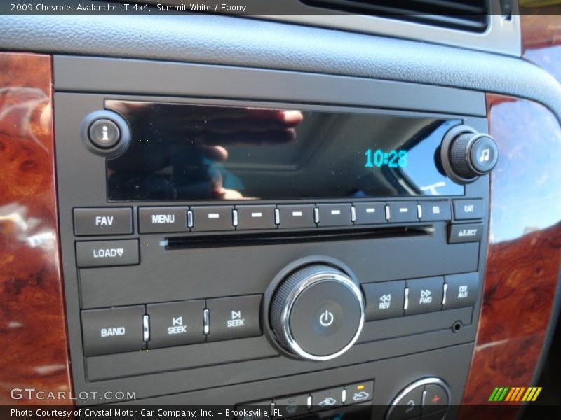 Summit White / Ebony 2009 Chevrolet Avalanche LT 4x4