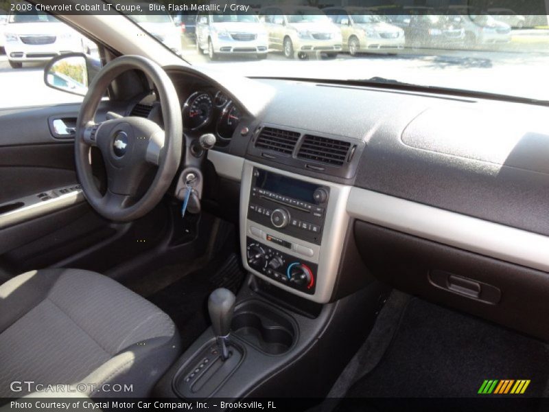 Blue Flash Metallic / Gray 2008 Chevrolet Cobalt LT Coupe