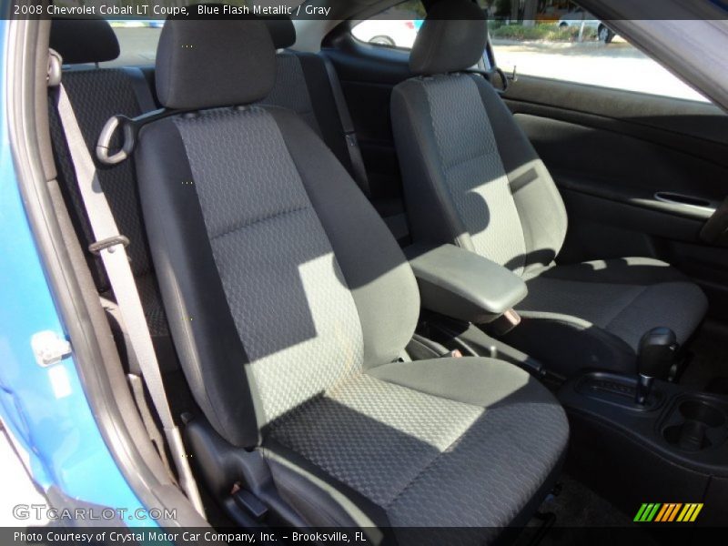 Blue Flash Metallic / Gray 2008 Chevrolet Cobalt LT Coupe