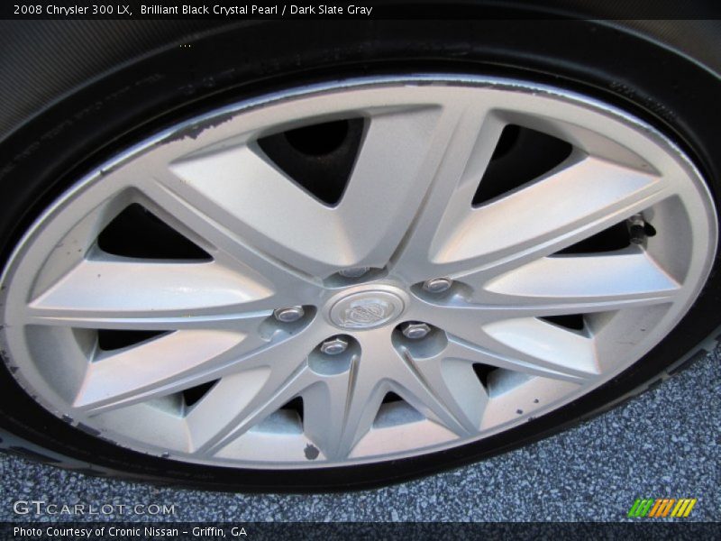 Brilliant Black Crystal Pearl / Dark Slate Gray 2008 Chrysler 300 LX