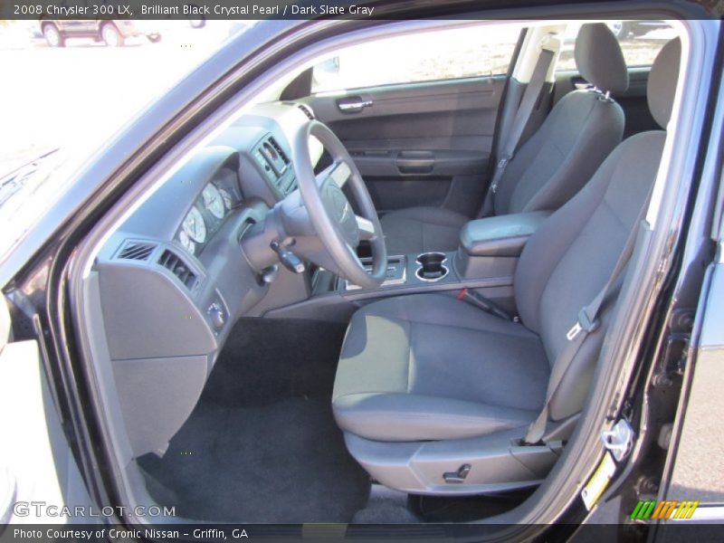 Brilliant Black Crystal Pearl / Dark Slate Gray 2008 Chrysler 300 LX