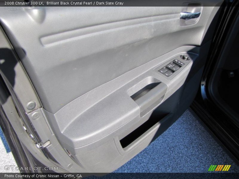 Brilliant Black Crystal Pearl / Dark Slate Gray 2008 Chrysler 300 LX