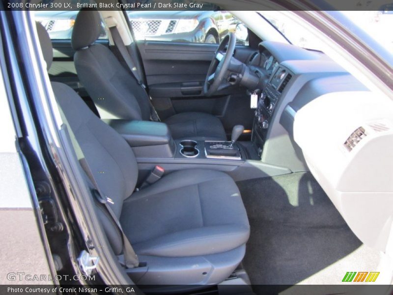 Brilliant Black Crystal Pearl / Dark Slate Gray 2008 Chrysler 300 LX