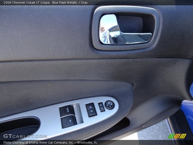 Blue Flash Metallic / Gray 2008 Chevrolet Cobalt LT Coupe