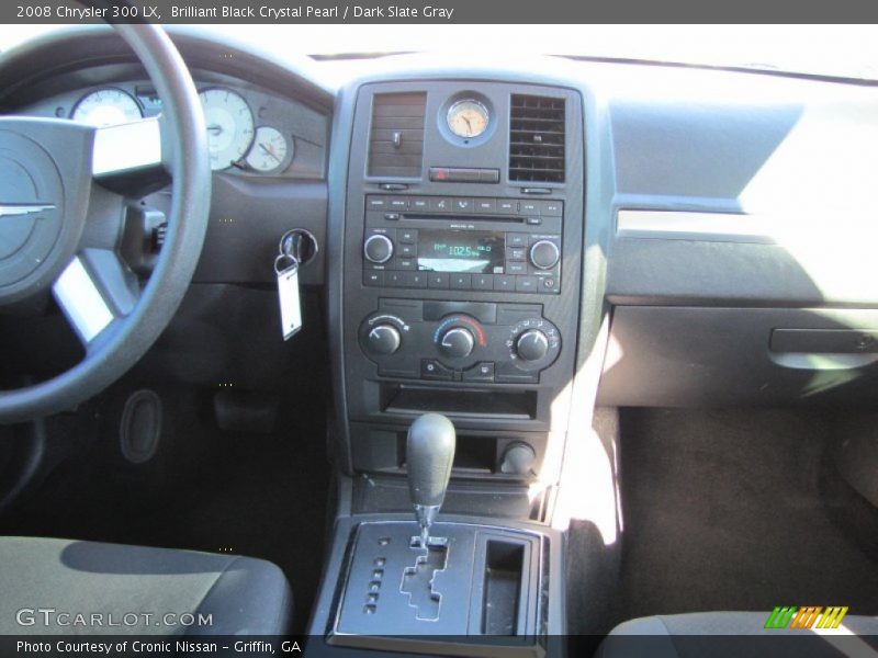 Brilliant Black Crystal Pearl / Dark Slate Gray 2008 Chrysler 300 LX