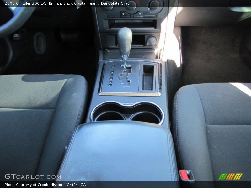 Brilliant Black Crystal Pearl / Dark Slate Gray 2008 Chrysler 300 LX