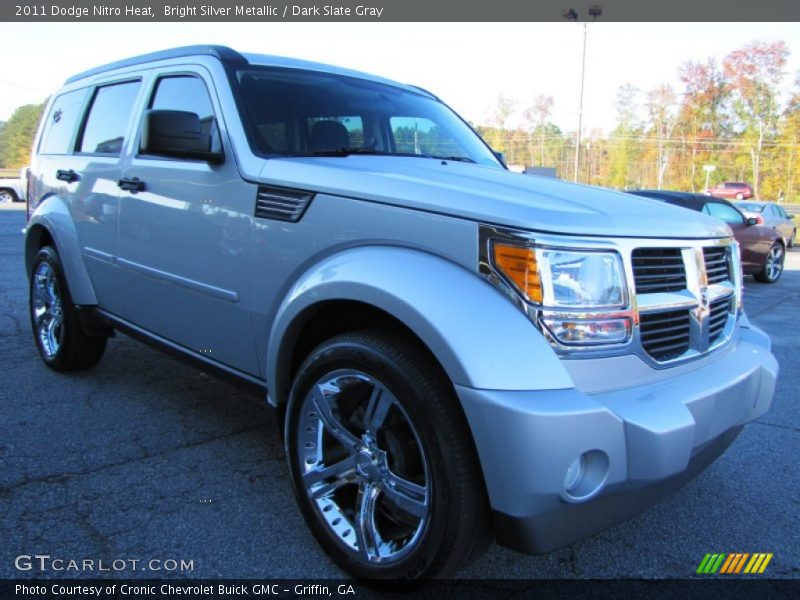 Bright Silver Metallic / Dark Slate Gray 2011 Dodge Nitro Heat
