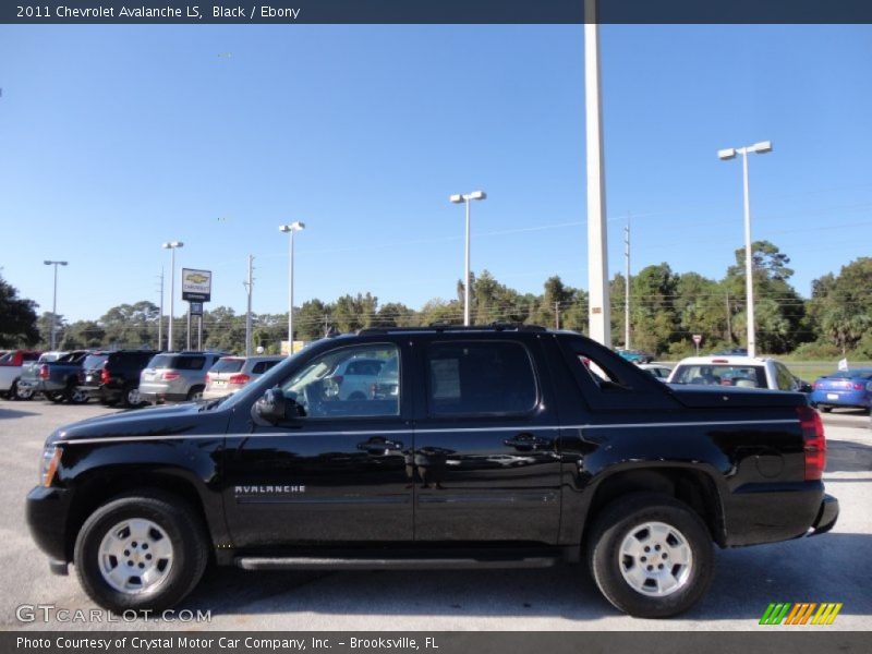 Black / Ebony 2011 Chevrolet Avalanche LS