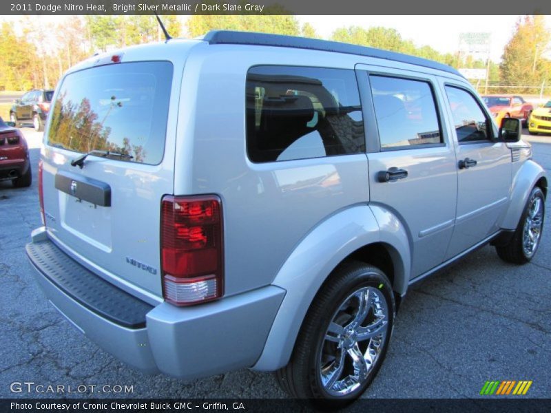 Bright Silver Metallic / Dark Slate Gray 2011 Dodge Nitro Heat