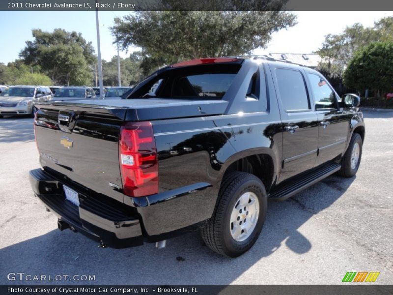 Black / Ebony 2011 Chevrolet Avalanche LS