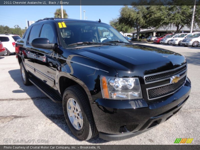 Black / Ebony 2011 Chevrolet Avalanche LS