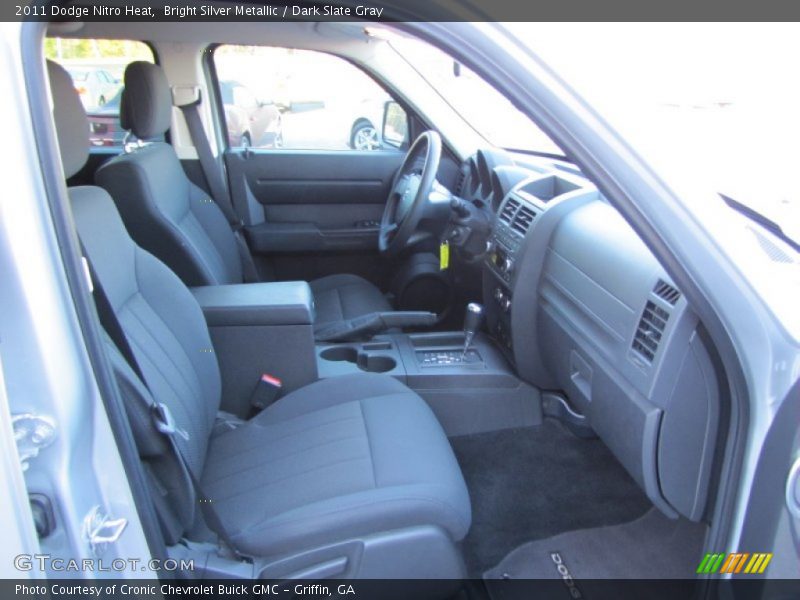 Bright Silver Metallic / Dark Slate Gray 2011 Dodge Nitro Heat