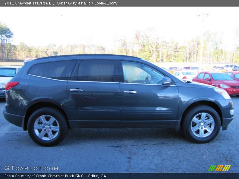 Cyber Gray Metallic / Ebony/Ebony 2011 Chevrolet Traverse LT