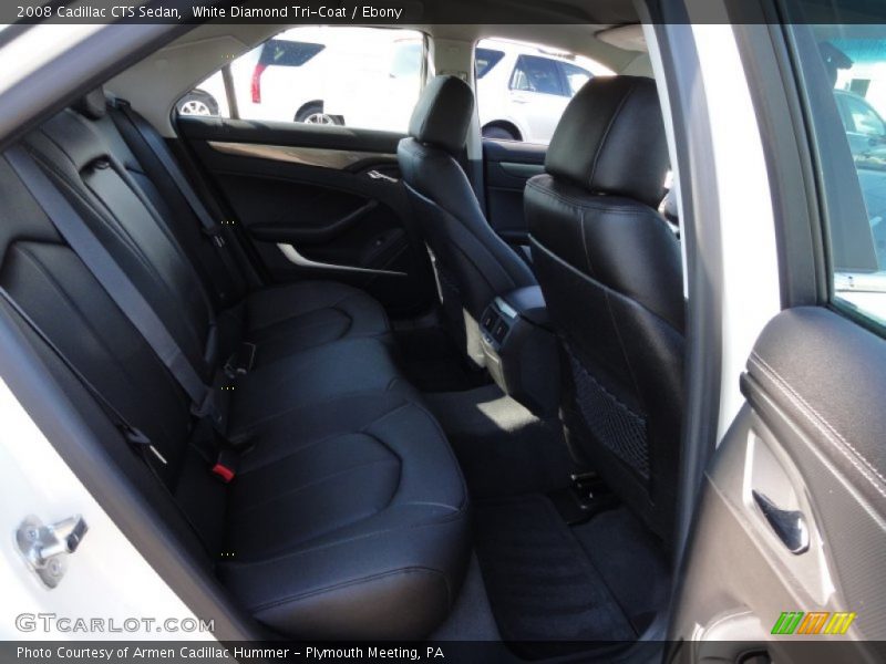 White Diamond Tri-Coat / Ebony 2008 Cadillac CTS Sedan