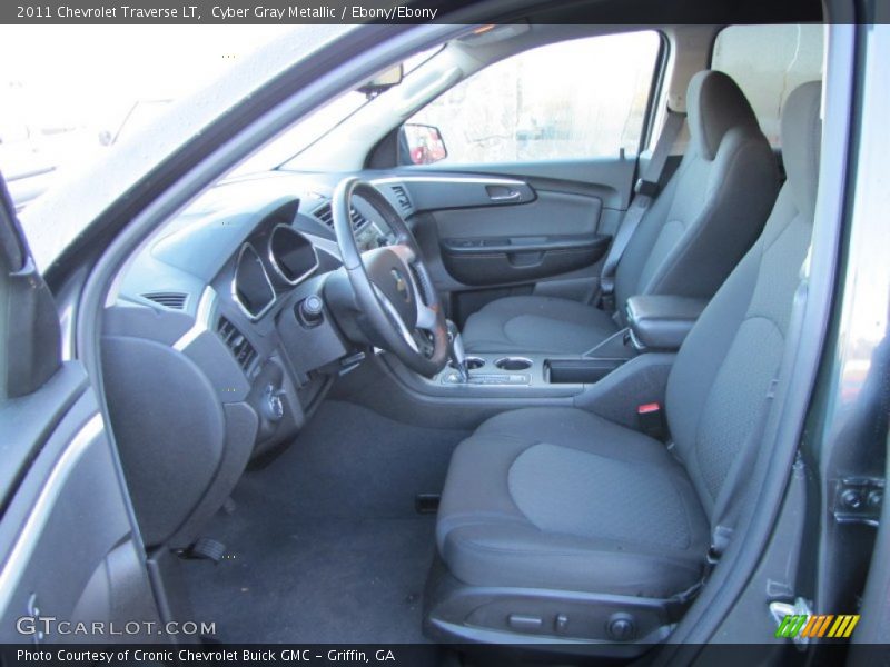 Cyber Gray Metallic / Ebony/Ebony 2011 Chevrolet Traverse LT