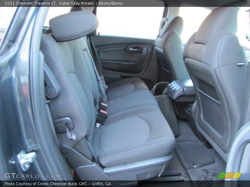 Cyber Gray Metallic / Ebony/Ebony 2011 Chevrolet Traverse LT