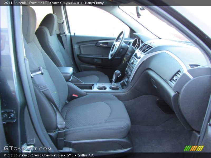 Cyber Gray Metallic / Ebony/Ebony 2011 Chevrolet Traverse LT