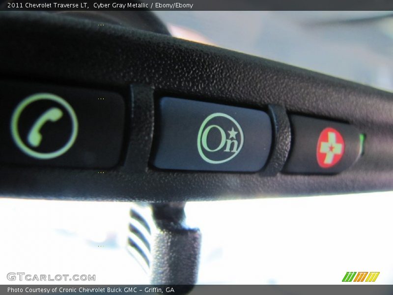 Cyber Gray Metallic / Ebony/Ebony 2011 Chevrolet Traverse LT
