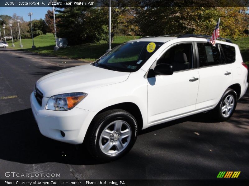 Blizzard Pearl White / Ash 2008 Toyota RAV4 I4