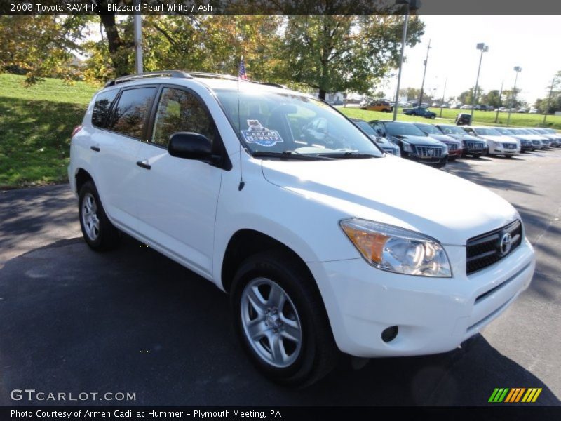 Blizzard Pearl White / Ash 2008 Toyota RAV4 I4
