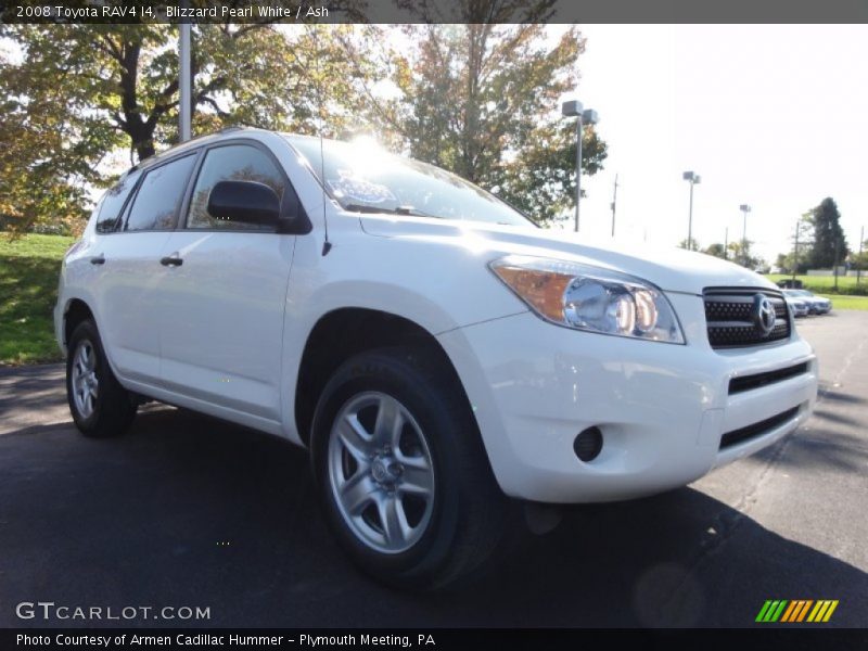 Blizzard Pearl White / Ash 2008 Toyota RAV4 I4