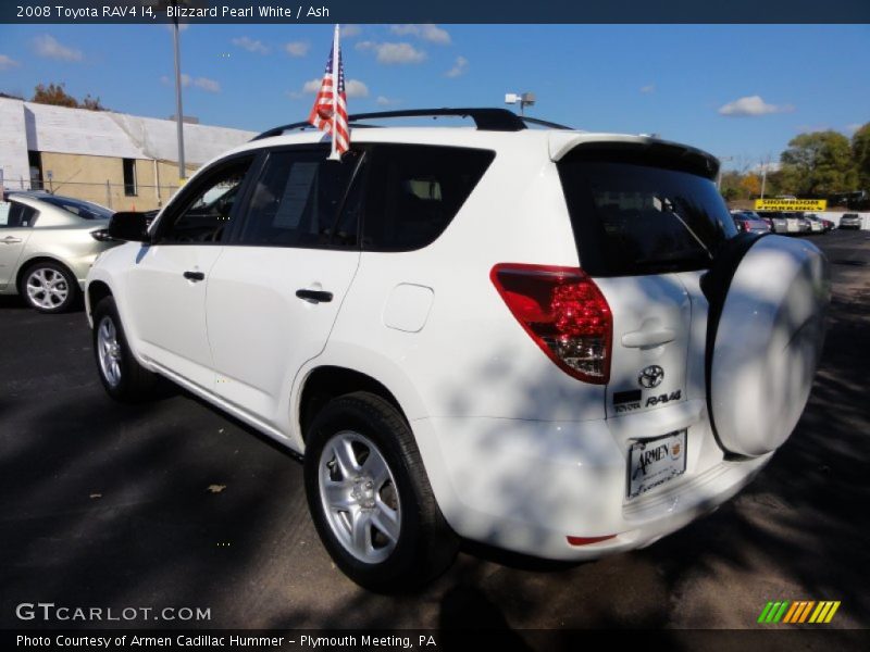 Blizzard Pearl White / Ash 2008 Toyota RAV4 I4