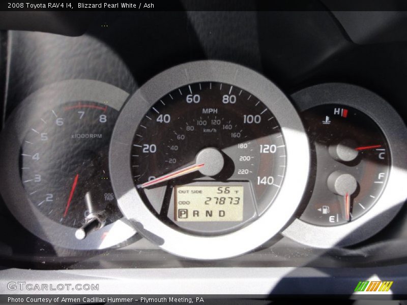Blizzard Pearl White / Ash 2008 Toyota RAV4 I4
