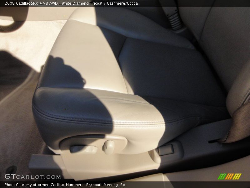 White Diamond Tricoat / Cashmere/Cocoa 2008 Cadillac SRX 4 V8 AWD