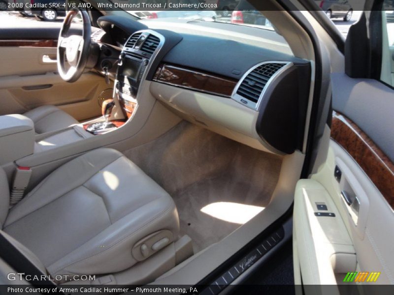 White Diamond Tricoat / Cashmere/Cocoa 2008 Cadillac SRX 4 V8 AWD