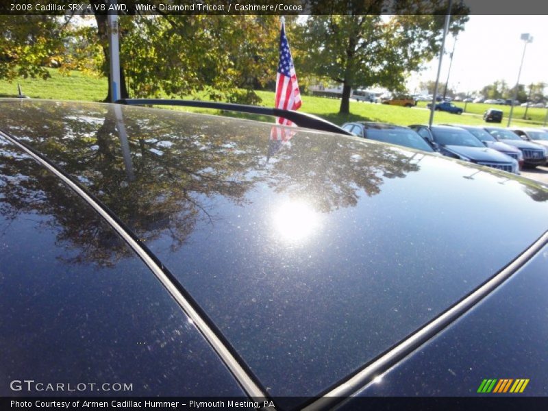 White Diamond Tricoat / Cashmere/Cocoa 2008 Cadillac SRX 4 V8 AWD