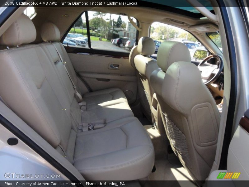 White Diamond Tricoat / Cashmere/Cocoa 2008 Cadillac SRX 4 V8 AWD