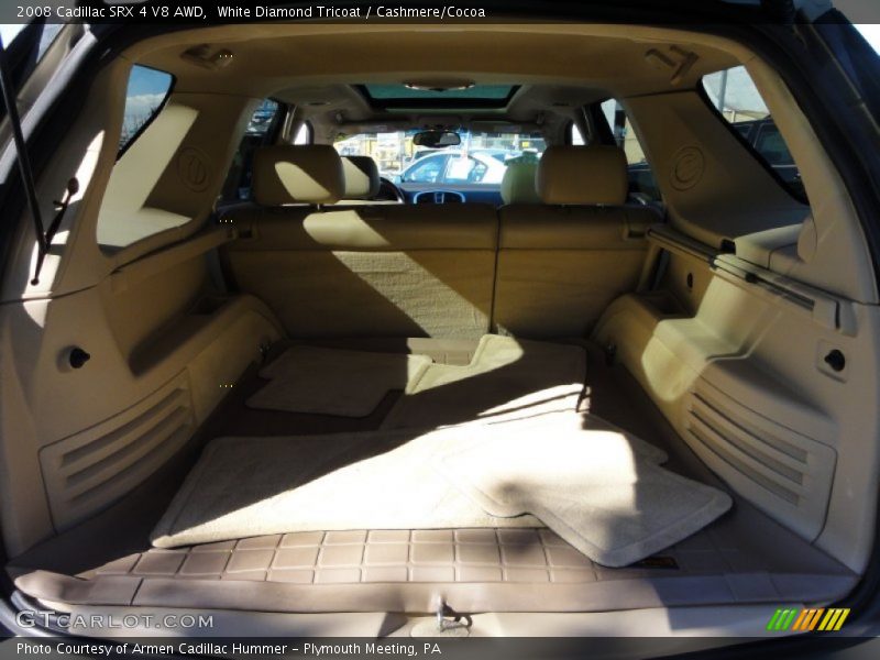 White Diamond Tricoat / Cashmere/Cocoa 2008 Cadillac SRX 4 V8 AWD