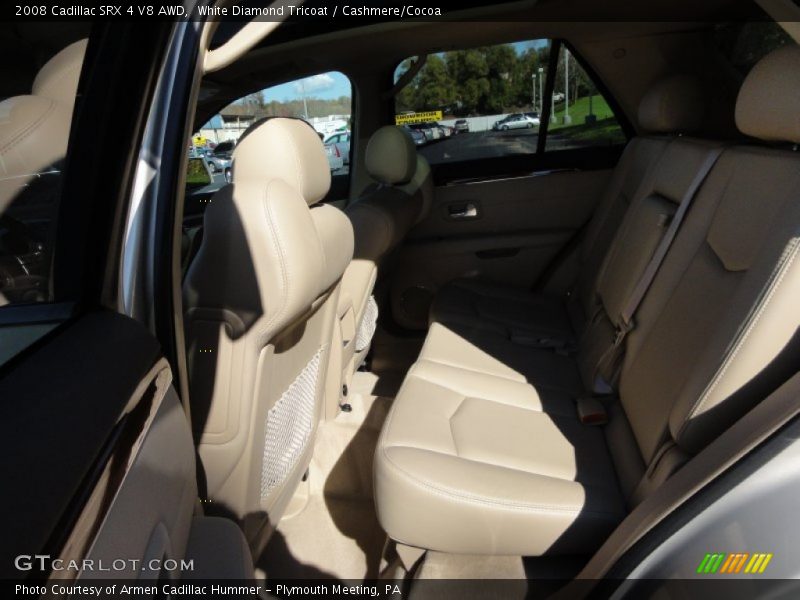 White Diamond Tricoat / Cashmere/Cocoa 2008 Cadillac SRX 4 V8 AWD