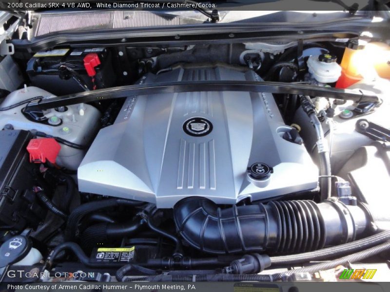 White Diamond Tricoat / Cashmere/Cocoa 2008 Cadillac SRX 4 V8 AWD