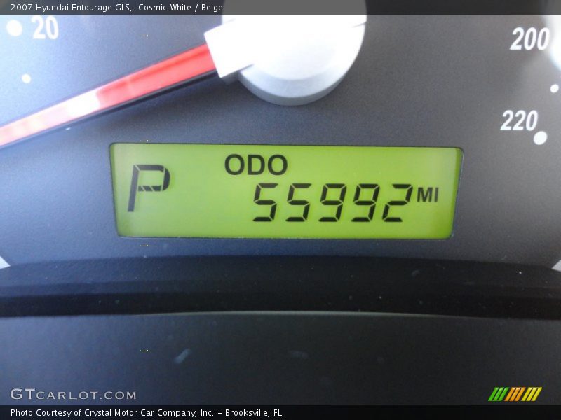 Cosmic White / Beige 2007 Hyundai Entourage GLS