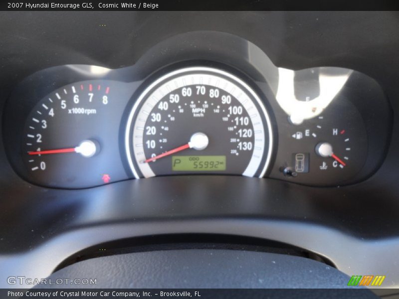 Cosmic White / Beige 2007 Hyundai Entourage GLS
