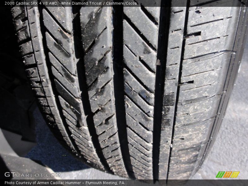 White Diamond Tricoat / Cashmere/Cocoa 2008 Cadillac SRX 4 V8 AWD