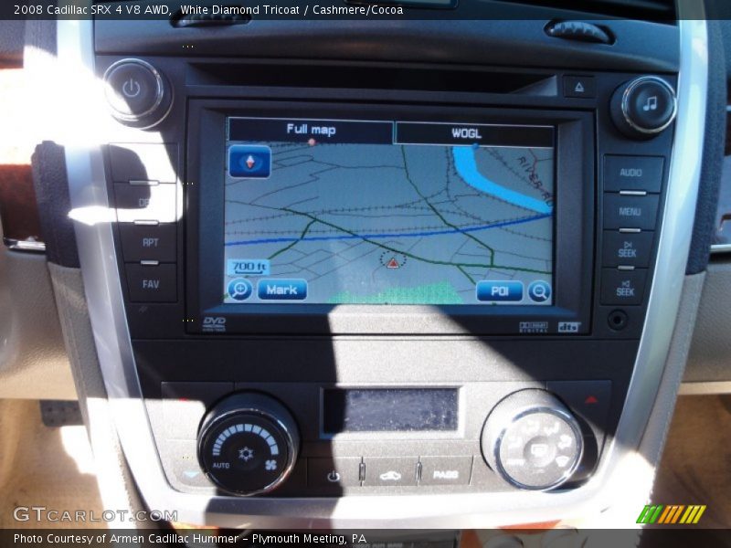 Navigation of 2008 SRX 4 V8 AWD