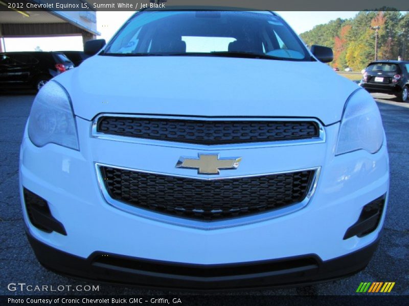 Summit White / Jet Black 2012 Chevrolet Equinox LS