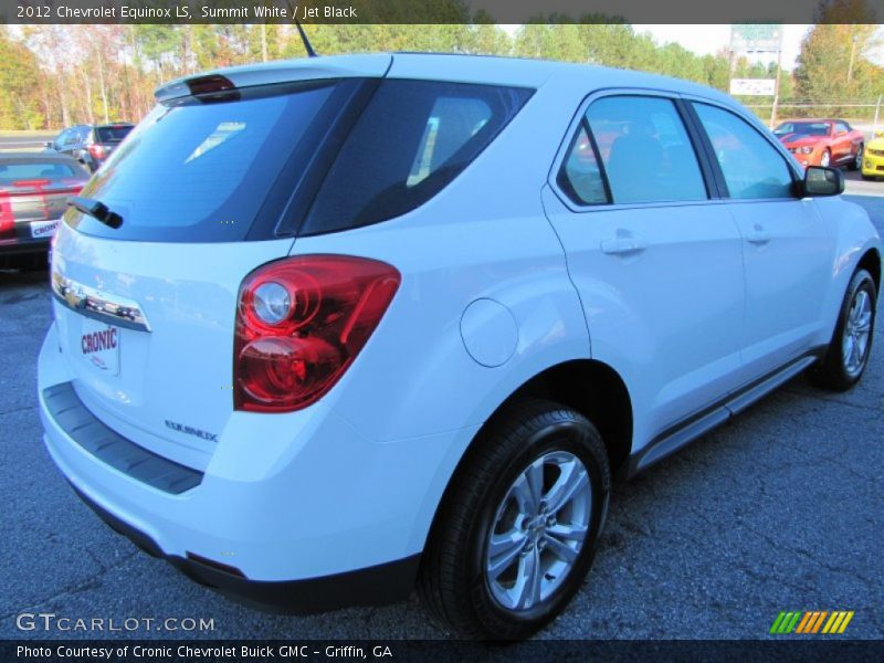 Summit White / Jet Black 2012 Chevrolet Equinox LS