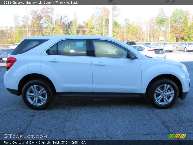 Summit White / Jet Black 2012 Chevrolet Equinox LS